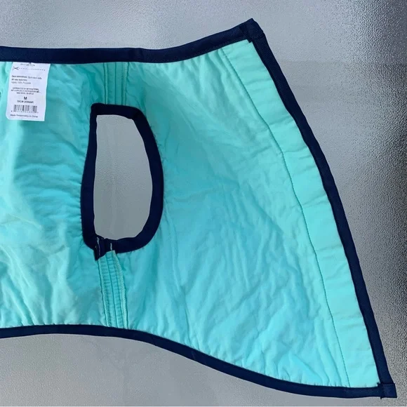 Aqua and Navy Blue Dog Cooling Vest ~ Size Medium - Picture 6 of 6
